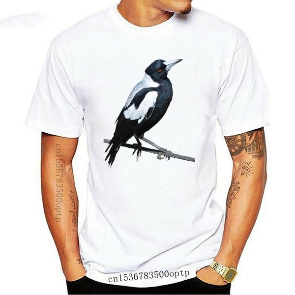 

men's t-shirts magpie bird t-shirt, White;black