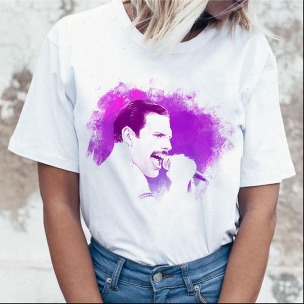 

harajuku ulzzang cartoon print graphic women clothes casual funny tees, White