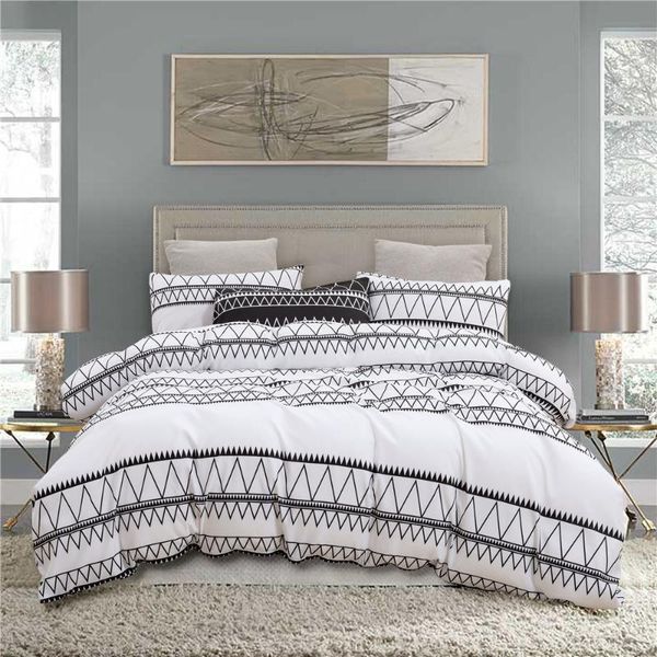 

soft cover duvet cover, microfiber printed bedding, 3-piece bed bedding sets