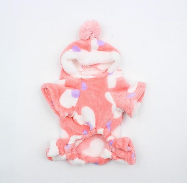 

dog apparel pet autumn winter teddy lawsuit small medium-sized four-legged clothe cat warm flannel casual cotton coat clothes