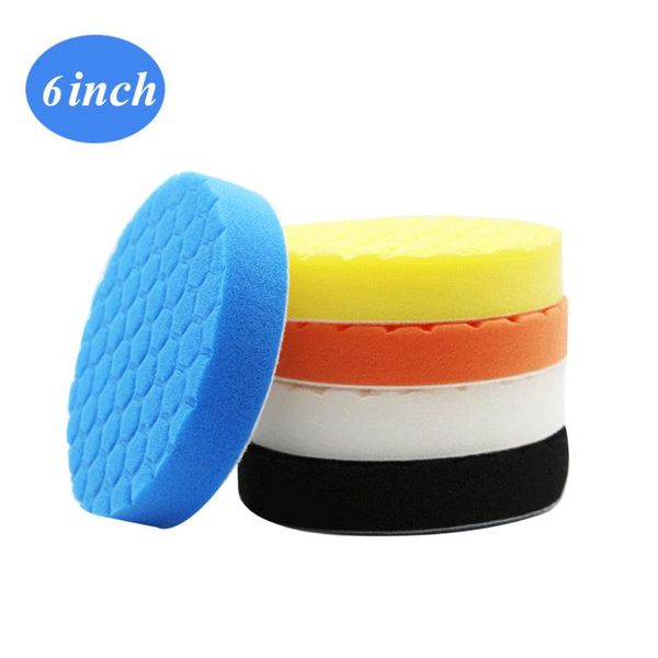 

5pcs/set 3/4/5/6/7 inch buffing polishing pad foam for car polisher buffer auto backer repair care hand tool accessorie products