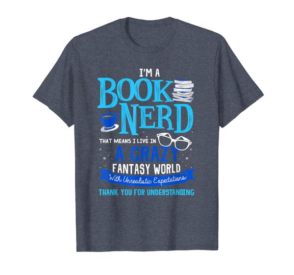 

I'm a Book Nerd Library T-Shirt, Mainly pictures