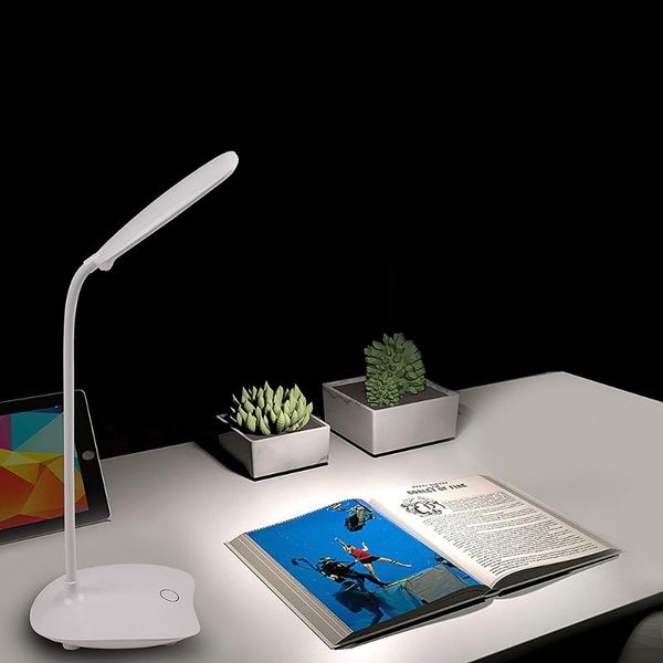 

folding metal desk lamp clip on light clamp long arm dimming table for living room reading and computers lamps