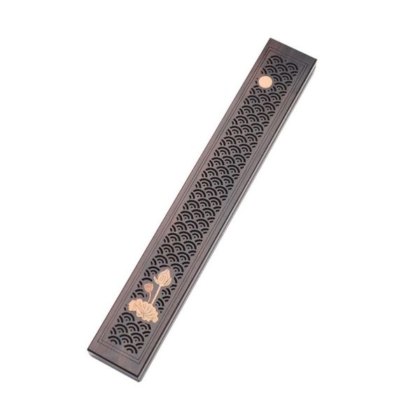 

fragrance lamps wooden incense box exquisite burner holder for tea room