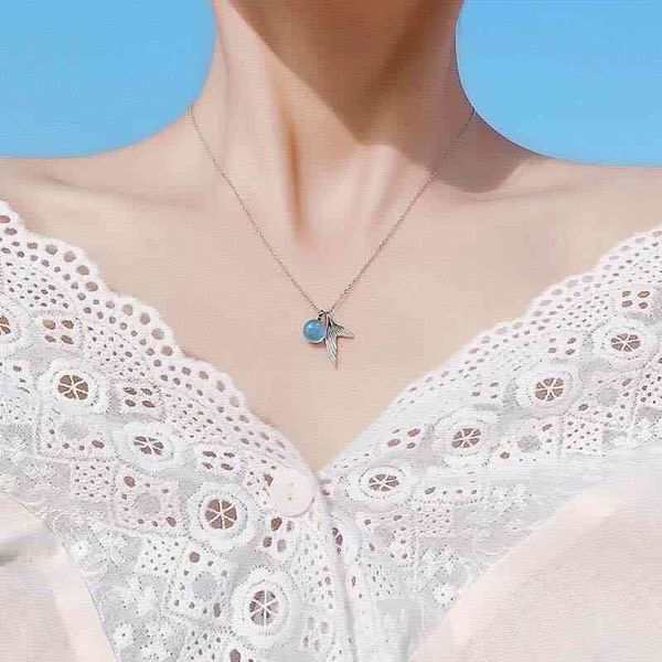 

mermaid necklace ring, Black