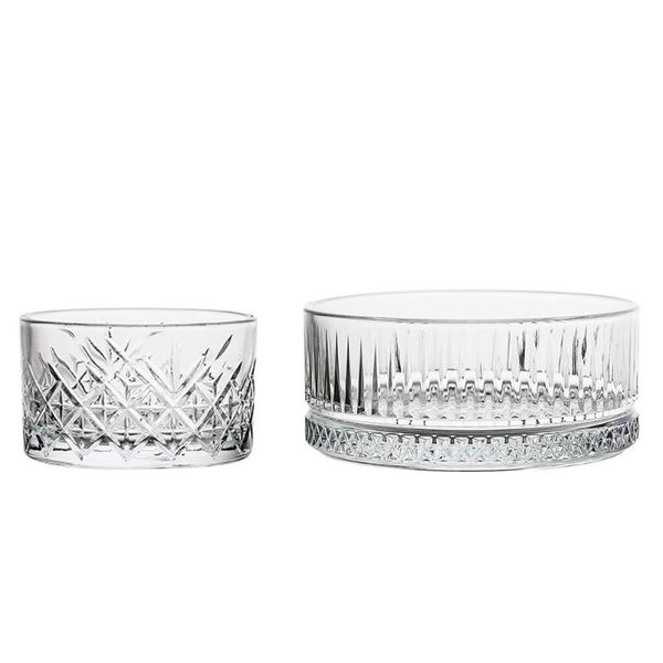

dishes & plates 2pcs delicate glass snack pretty transparent trays decorative