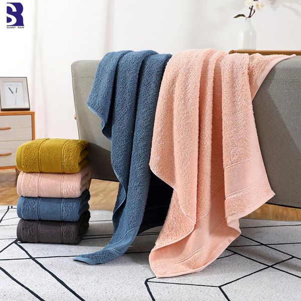 

towel sunnyrain 1-piece cotton bath towels for adults beach 70x140cm bathroom