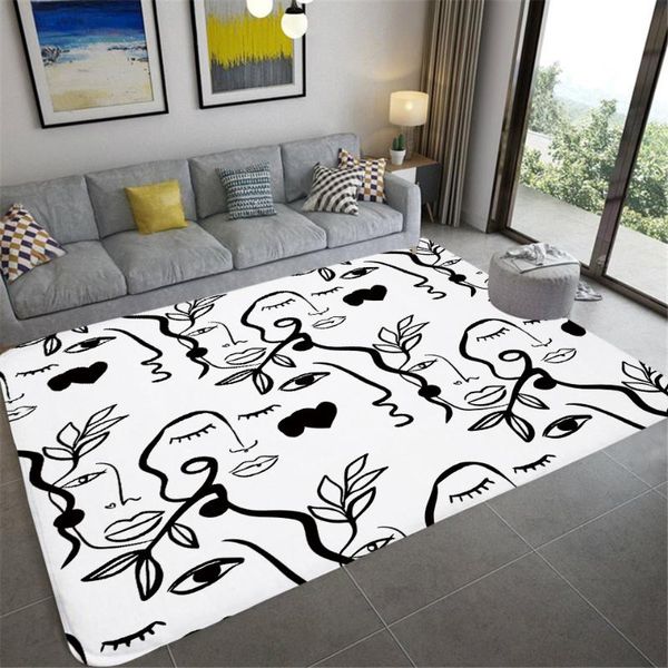 

carpets grey abstract print kitchen mat bedroom living room carpet entrance doormat home balcony floor bathroom anti-slip rug