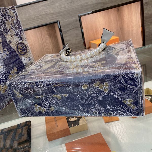 

women's luxury design totes handbag with pearl decoration fashion