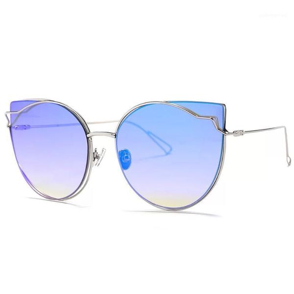 

metal individuality sunglasses stylish eyewear wholesale 2021 vintage trending product shades for women protect glasses, White;black