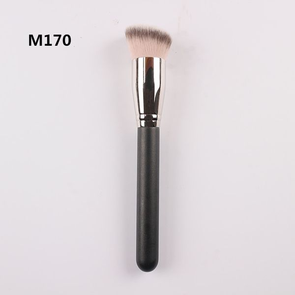 M170 Synthetischer, abgerundeter Schrägpinsel, flüssige Grundierung, Polier-Make-up-Pinsel, BB/CC-grundierter Concealer, Gesichts-Makellose Kosmetik, Einzelpinsel, kosmetisches Werkzeug für Hautschönheit