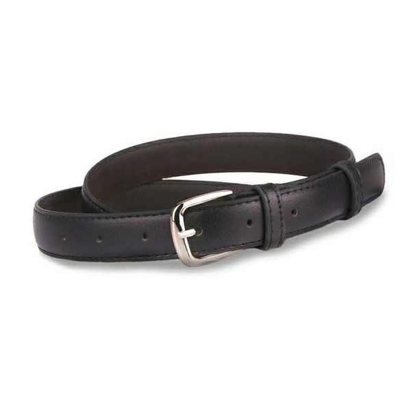 

fashion big buckle genuine leather belt men women new mens belts, Black
