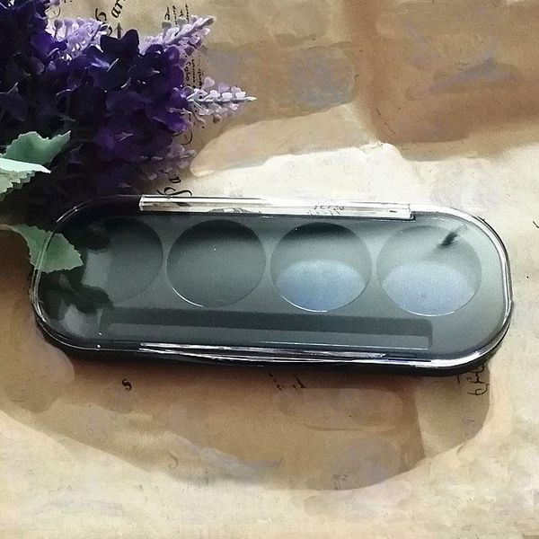 

storage bottles & jars 4 colors wholesale makeup eyeshadow palette packaging rectangle plastic cosmetic tools empty blusher container with c