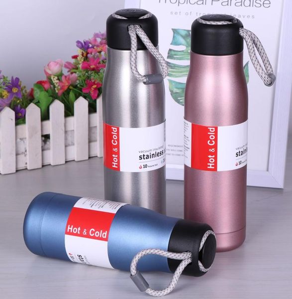 

knight cup stainless steel 304 double layer vacuum portable heat preservation water bottles