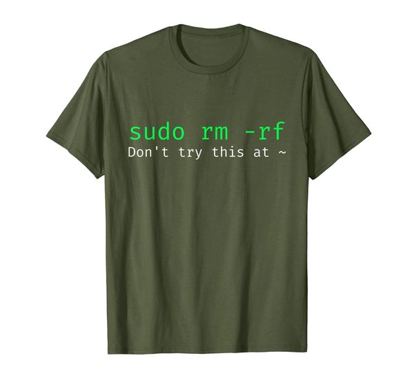 

sudo rm -rf - Funny Linux sysadmin command line t-shirt, Mainly pictures