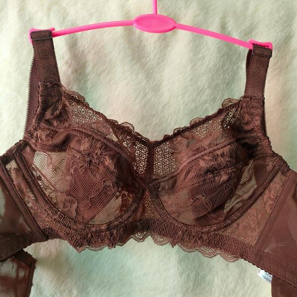 

bras ultrathin brassiere lace women bra plus size big bralette 34 36 38 40 42 44 46 48 b c d e f g h underwear, Red;black