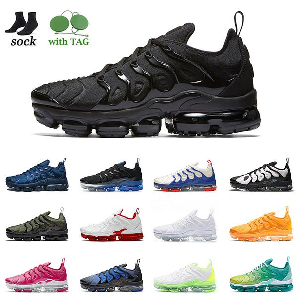 

2022 tns triple black tn plus running shoes cushion griffey dark russet barely volt knicks vibes white university red atlanta mens women sne
