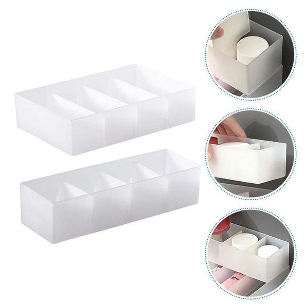 

storage drawers 2pcs desk drawer organizer trays compartment box make-up