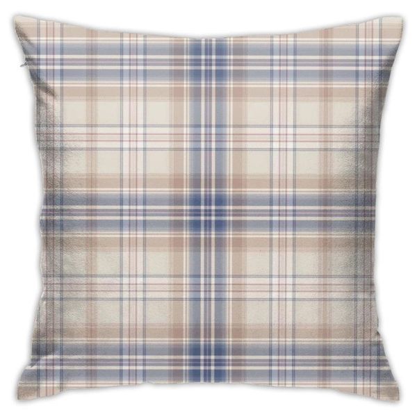 

pillow case jk plaid pillowcase decorative sofa cushion bed cover home decor car