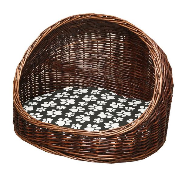 

cat beds & furniture rattan house willow dog kennel is universal in four seasons and can be disassembled washed summer