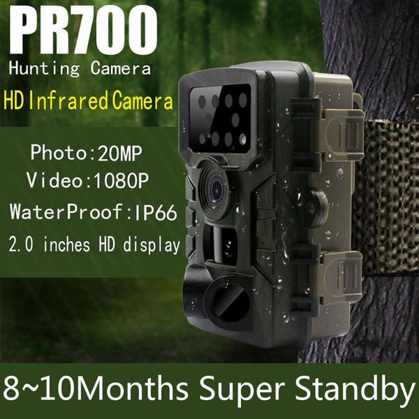 

cameras 20mp 1080p hunting trail camera waterproof pir infrared with night vision wildlife cam surveillance tracking pr700