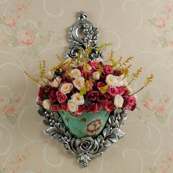 

style decorative wall hanging inside the living room faceplate flower vase ornaments american mural. tablewine racks