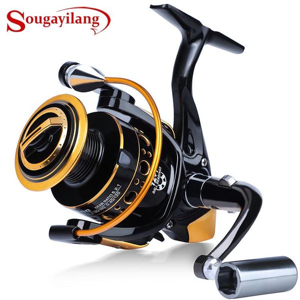 

sougayilang 12+1 spinning reels 5.2:1 5.1:1 high speed reel 15kg max drag power fishing for carp tackle baitcasting