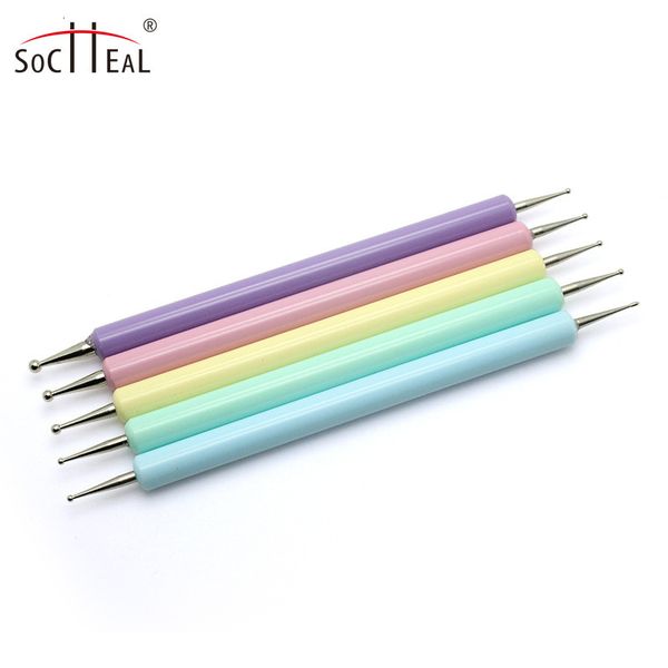 

cover manicure tool double drill flower point bead pen factory sales