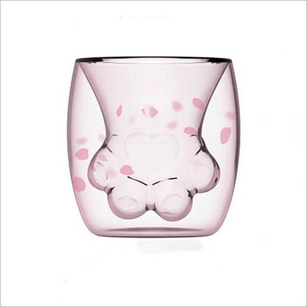 

sakura cat paw mugs claw coffee mug spring limited eeition cup