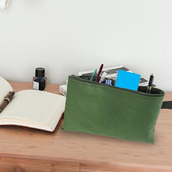 

storage bags mini waterproof wax canvas bag hardware tool durable portable box