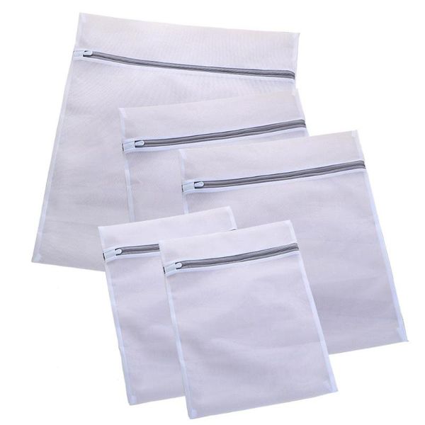 

laundry bags 3 pcs/set zipped washing bag net mesh socks bra clothes underwear for wash stocking and
