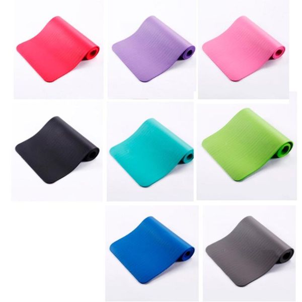 

high elasticity yoga mat nbr material lengthened widened and thickened practical with straps mats