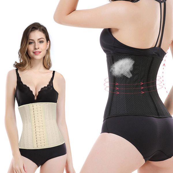 

model body shape toningback support rubber punching breathable belt cm bone plastic waist with women's volleyball buckle seal