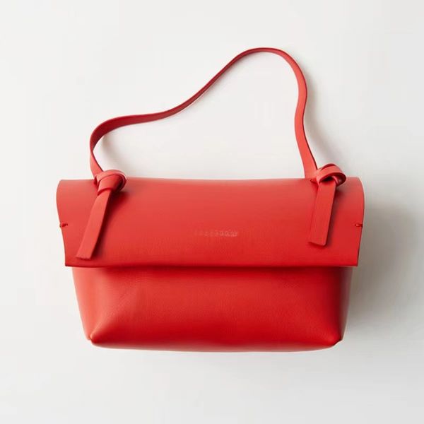 

acne 2022ac studio bags ins net red minimalist retro hong kong style package. handbags one shoulder mini dumplings. designer brand