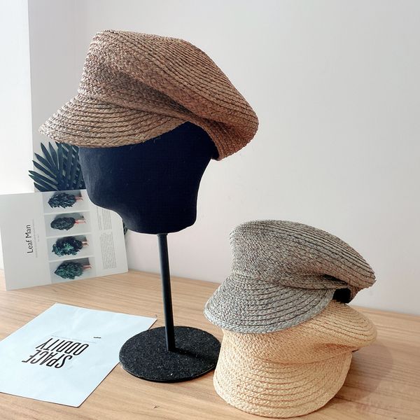 

big hat lafite grass cap in spring and summer of 2021, Blue;gray