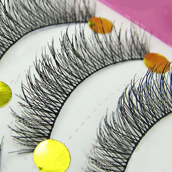 

false eyelashes 10 pairs makeup beauty extension long thick cross eye lashes