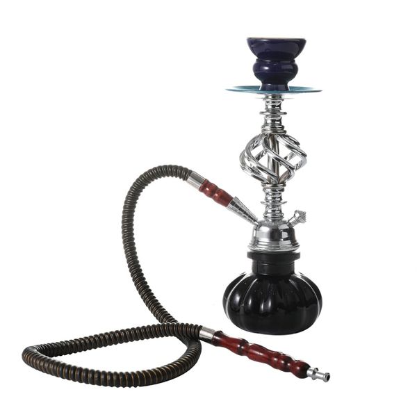 2021 Hookahs de luxo árabe 4 cor de vidro tubos de mão fumar tubos de tabaco colher sonda 27cm alto em estoque