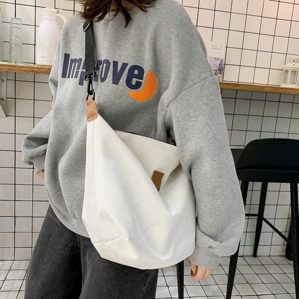 

evening bags fashion shopper for women canvas large capacity school shoulder handbags girls crossbody casual totes