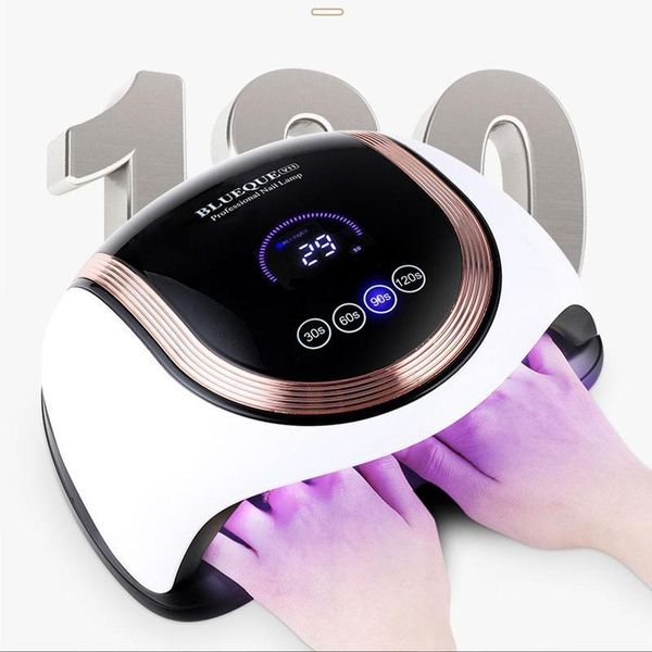 

nail dryers 180w dryer uv gel polish drying lamp for manicure with smart sensor 60leds professional led art salon