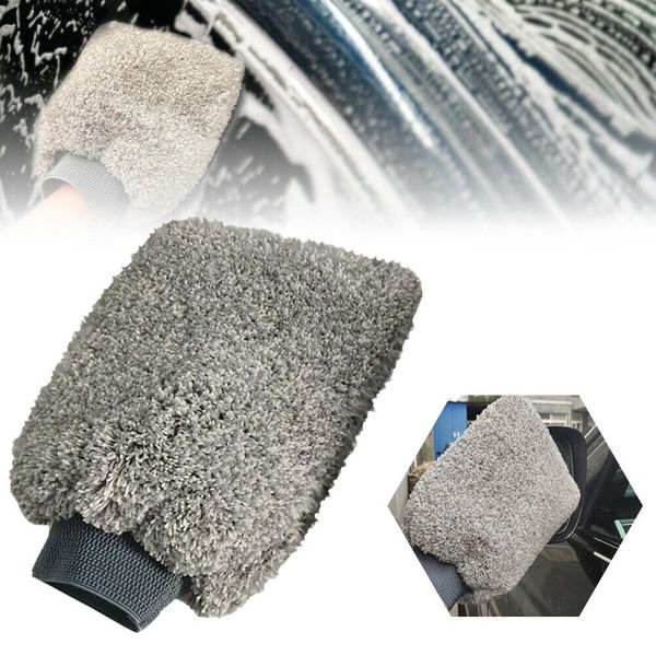 

1pc car wash mitt car microfiber glove cleaning tool super absorbent clean brush