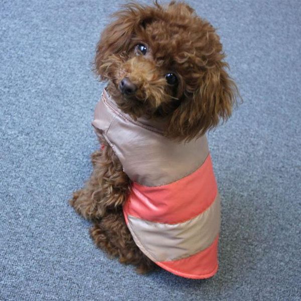 

dog apparel style pet jacket down thermal clothes winter cold-proof