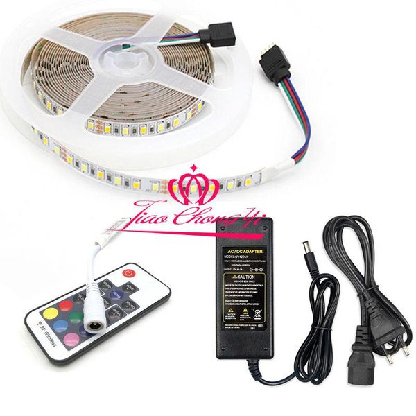 

double white +warm 2835 led strip light +17key controller+12v power strips