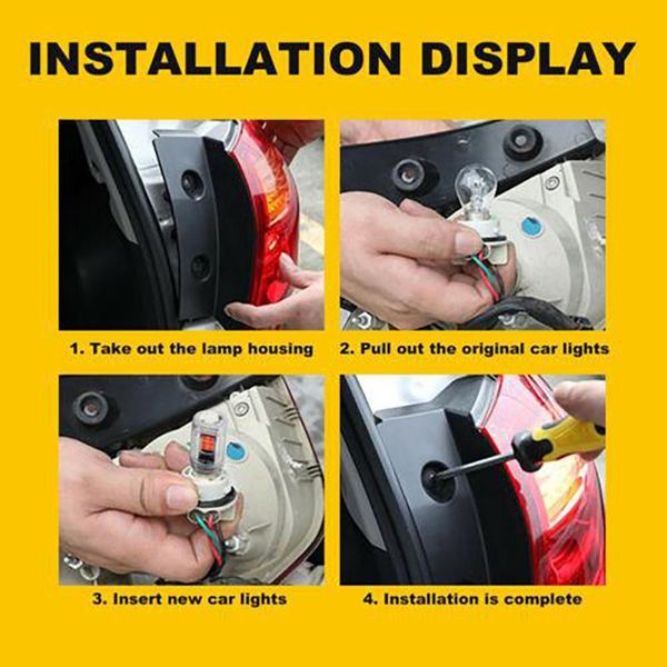 

emergency lights hd lens tail led bulbs lamp p21/5w red 1000k replace 1157 reverse 12v-24v 16smd 4pcs