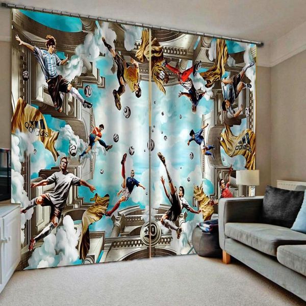

curtain & drapes europe angel 3d curtains customized simple and fresh modern thickening blackout