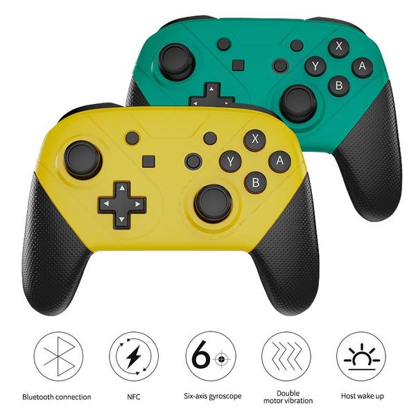 

game controllers & joysticks for switch ns pro full function controller bluetooth wireless gamepads with nfc axis vibration gamepad