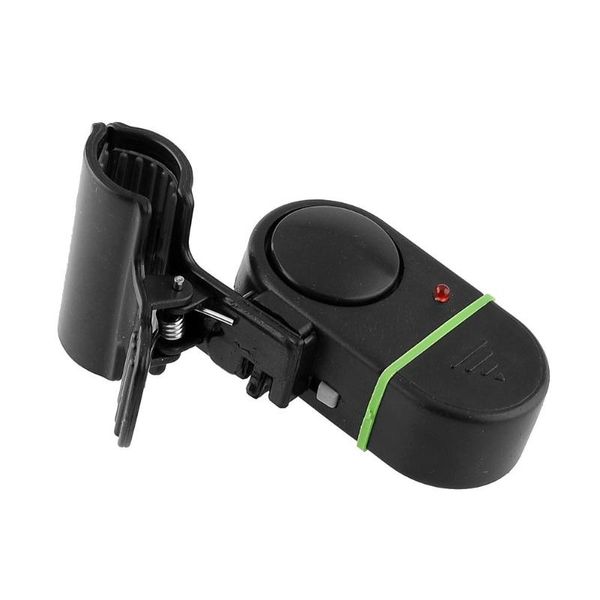 

fishing accessories black led light electronic fish bite alarm bell pole tackle