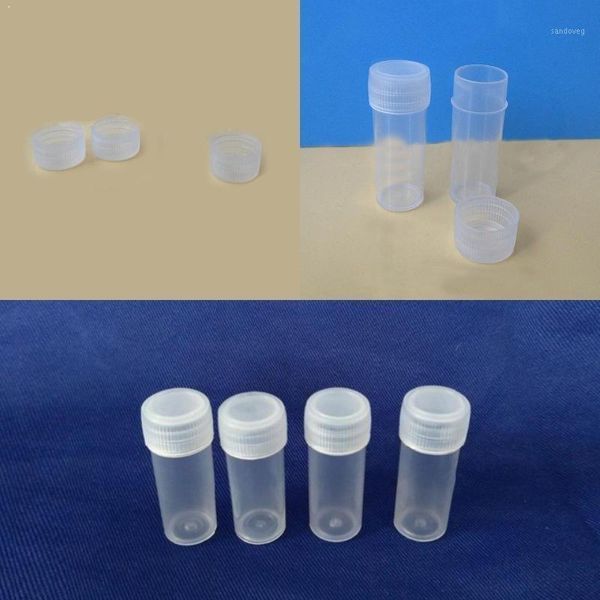 

10pcs/lot 5ml portable bottle tablet plastic pills slender mini pe clear y3v9