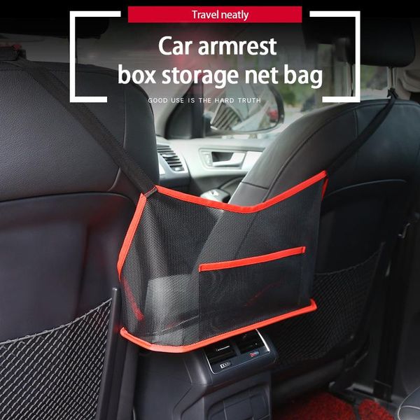 

car organizer 40x21cm universal auto seat side storage mesh net bag luggage holder pocket trunk cargo nets interior accessories