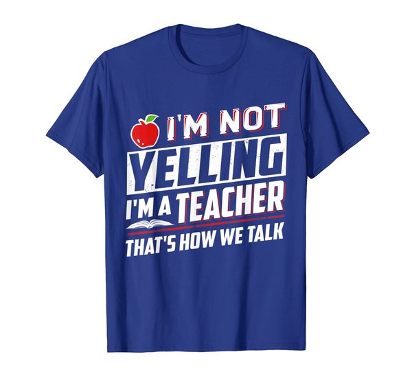

i'm not yelling, i'm a teacher, that's how we talk, White;black