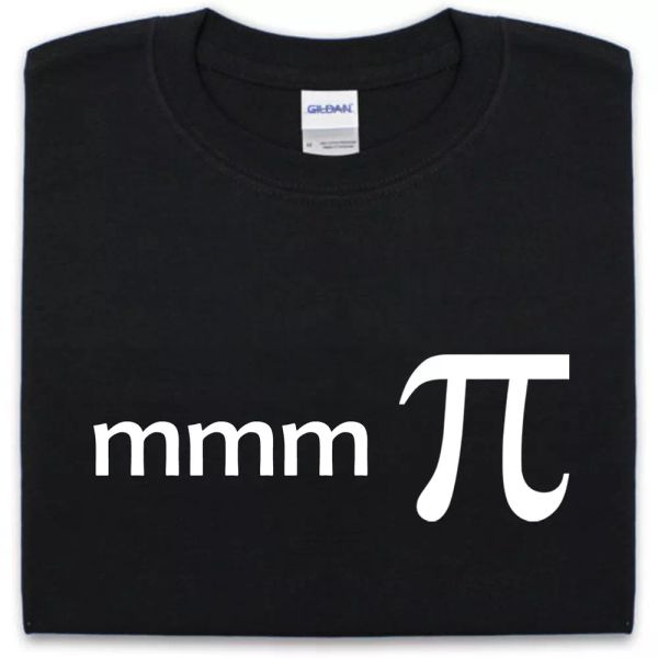 

mmm pi pastel camiseta divertido nerd geek, White;black